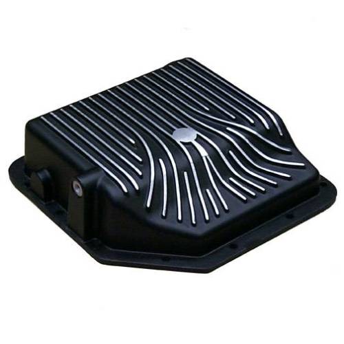 PML Covers - PML Black Powder Finish GM Turbo 350 Deep