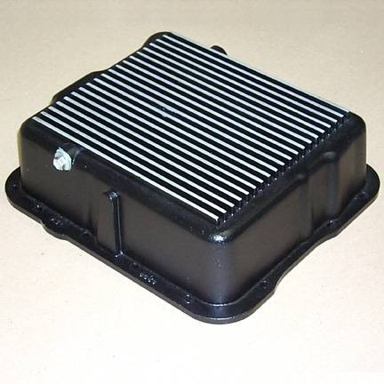 PML Covers - PML Black Powder Finish GM 700R4, 4L60, 4L60E, 4L65E, 4L70E Deep, Early