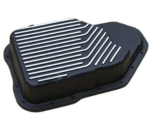 PML Covers - PML Deep Transmission Cover In Black Powder Finish For GM 200-4R