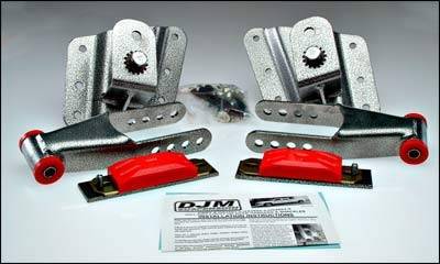 DJM Suspension - HS2602-5 | 5 Inch GM Rear Hanger and Shackle Kit