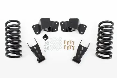 McGaughys Suspension Parts - 33136 | McGaughys 2 Inch Front / 4 Inch Rear Lowering Kit 1988-1998 GM 1500 Truck 2WD