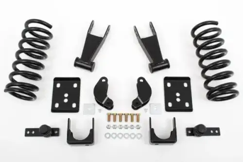 McGaughys Suspension Parts - 44015 | McGaughys 2 Inch Front / 4 Inch Rear Lowering Kit Dodge Ram 1500 Trucks Quad Cab 2WD