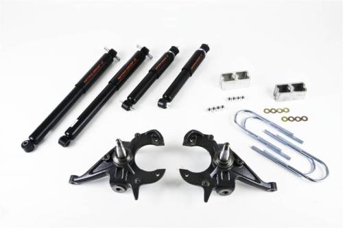 Belltech - 612ND | Belltech 2 Inch Front / 2 Inch Rear Complete Lowering Kit with Nitro Drop Shocks (1982-2004 S10/S15 2WD | 1983-1997 Blazer/Jimmy 2WD)