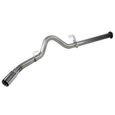 aFe Power - 49-13028 | AFE Power Large Bore-HD 4 IN 409 Stainless Steel DPF-Back Exhaust System (2011-2014 F250, F350 Super Duty V8-6.7L td)