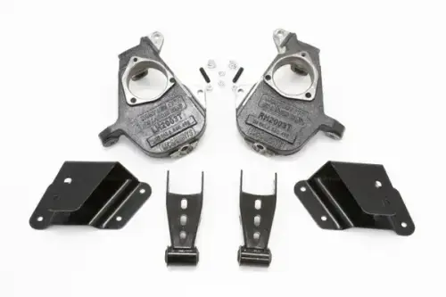 McGaughys Suspension Parts - 11004 | McGaughys 2 Inch Front / 4 Inch Rear Lowering Kit 1999-2006 GM Truck 1500 2WD/4WD All Cabs 17"+Wheels