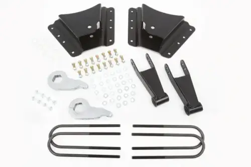 McGaughys Suspension Parts - 33076 | McGaughysÊ2 to 3 Inch Front / 5 Inch RearÊLowering Kit 2002-2010 GM 3500 Trucks 2WD/4WD