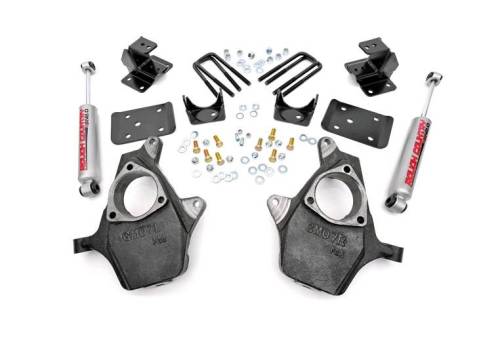 Rough Country - 722.20 | 2in / 4in GM Lowering Kit