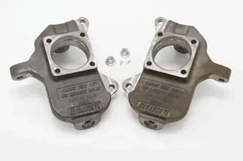 McGaughys Suspension Parts - 33078 | MGaughys 2 Inch Drop Spindles 2002-2010 GM 2500/3500 Trucks 2WD/4WD