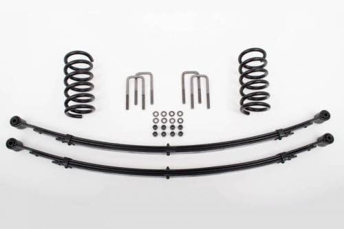 McGaughys Suspension Parts - 22222 | McGaughys 2 Inch Front / 3 Inch Rear Lowering Kit 2004-2015 Nissan Titan Trucks 2WD Quad Cab