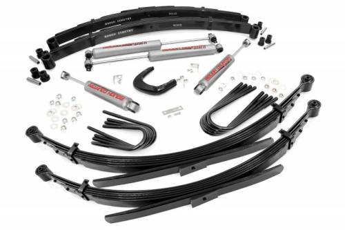 Rough Country - 25030 | 4 Inch GM Suspension Lift Kit w/ Premium N3 Shocks (52 Inch Rear Springs)