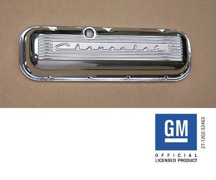 PML Covers - PML Polished Chevrolet 396, 427, 454, 502 Big Block, With Raised Chevrolet Script-Tall
