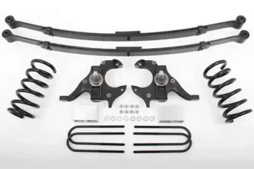McGaughys Suspension Parts - 93119 | McGaughys 4 Inch Front / 6 Inch Rear Lowering Kit 1982-2003 S10 Trucks 2WD Ext Cab