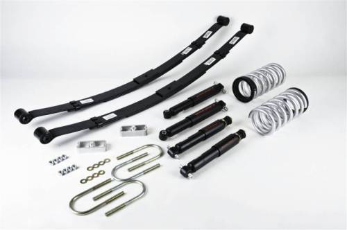 Belltech - 568ND |ÊBelltech 2 or 3 inch Front / 4 Inch Rear Complete Lowering Kit with Nitro Drop Shocks (1982-2004 S10/S15 Ext & Std Cab 2WD)