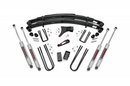 Rough Country - 4918230 | 4 Inch Ford Suspension Lift Kit w/ Premium N3 Shocks