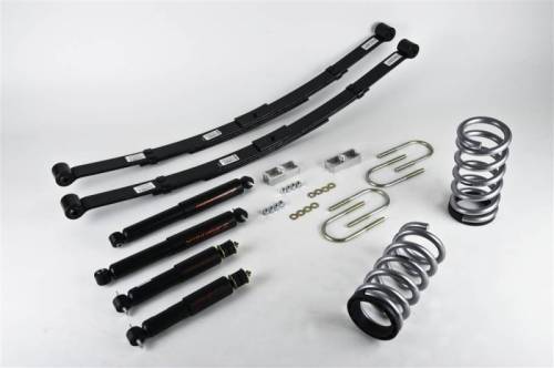 Belltech - 573ND |ÊBelltech 2 or 3 Inch Front / 4 Inch Rear Complete Lowering kit with Nitro Drop Shocks (1995-1997 Blazer/Jimmy 2WD | 6 Cyl)