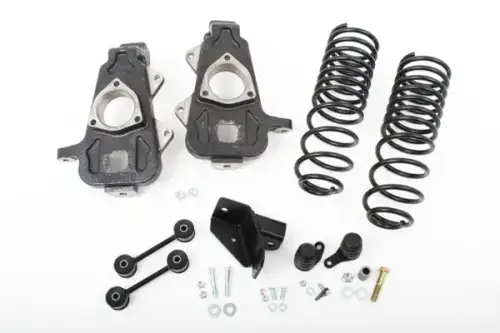 McGaughys Suspension Parts - 44050 | McGaughys 2 Inch Front / 4 Inch Rear Lowering Kit 2009-2018 Dodge Ram 1500 2WD All Cabs