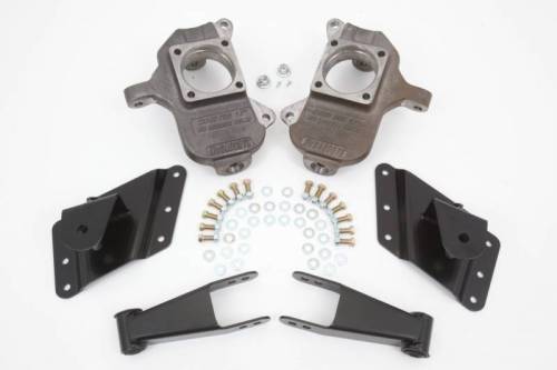 McGaughys Suspension Parts - 33079 | McGaughys 2 to 3 Inch Front / 5 Inch Rear Lowering Kit 2002-2010 GM 2500/3500 Trucks 2WD/4WD