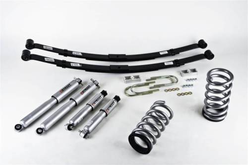 Belltech - 574SP | 2 or 3 inch Front / 4 Inch Rear Complete Lowering Kit with Street Performance Shocks (1994-2004 S10/S15 Pickup 2WD | 6 Cyl)
