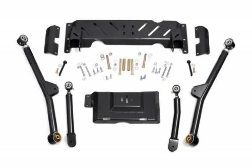 Rough Country - 61600U | Rough Country Long Arm Upgrade Kit (1984-2001 Cherokee XJ 4WD | NP242)