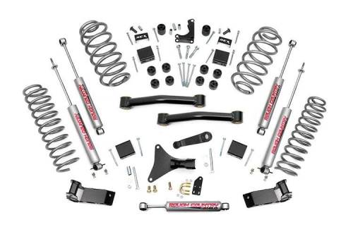 Rough Country - 698.20 | 4 Inch Jeep Suspension Lift Kit w/ Premium N3 Shocks