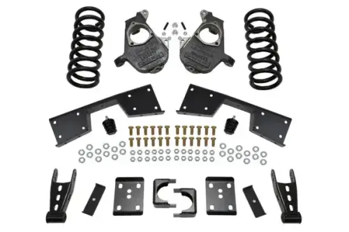 McGaughys Suspension Parts - 93031 | McGaughys 5 Inch Front / 7 Inch Rear Lowering Kit 1999-2000 GM Truck 1500 2WD Reg Cab | 17 Inch + Wheels