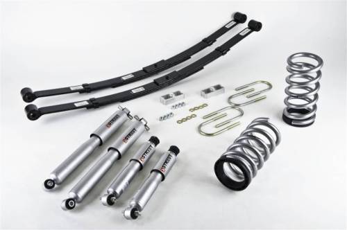 Belltech - 573SP |ÊBelltech 2 or 3 Inch Front / 4 Inch Rear Complete Lowering kit with Street Performance Shocks (1995-1997 Blazer/Jimmy 2WD | 6 Cyl)