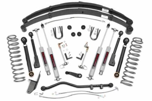 Rough Country - 63330 | 4.5 Inch X-Series Jeep Suspension Lift Kit w/ Premium N3 Shocks