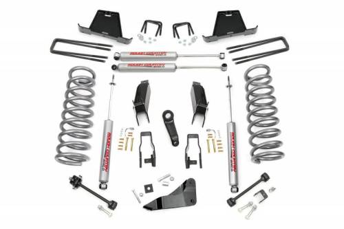 Rough Country - 346.23 | 5 Inch Dodge Suspension Lift Kit w/ Premium N3 Shocks (Diesel Engine)