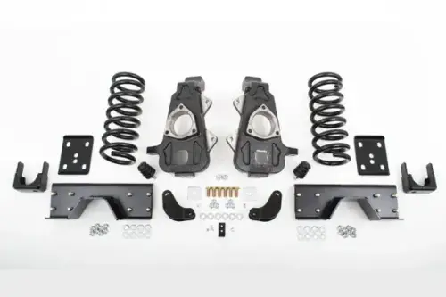 McGaughys Suspension Parts - 44024 | McGaughys 4 Inch Front / 6 Inch Rear Lowering Kit 2006-2008 Dodge Ram 1500 Trucks Quad Cab 2WD