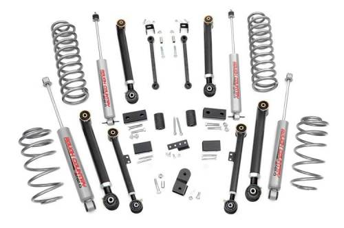 Rough Country - 68820 | 4 Inch Jeep X Series Suspension Lift Kit w/ Premium N3 Shocks