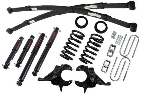 Belltech - 616ND |ÊBelltech 4 or 5 Inch Front / 5 Inch Rear Complete Lowering Kit with Nitro Drop Shocks (1982-2004 S10/S15 | 1983-1994 Blazer/Jimmy)