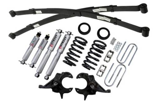 Belltech - 616SP |ÊBelltech 4 or 5 Inch Front / 5 Inch Rear Complete Lowering Kit with Street Performance Shocks (1982-2004 S10/S15 | 1983-1994 Blazer/Jimmy)