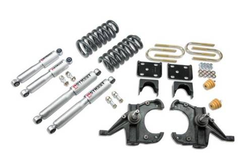 Belltech - 953SP | Belltech Complete 4 Inch Front /6 Inch Rear Lowering Kit with Street Performance Shocks (1973-1987 Blazer, Jimmy C10 | 1973-1991 Suburban C10)