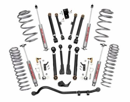 Rough Country - 61120 | 2.5 Inch Jeep X Series Suspension Lift Kit w/ Premium N3 Shocks (4 Cyl)