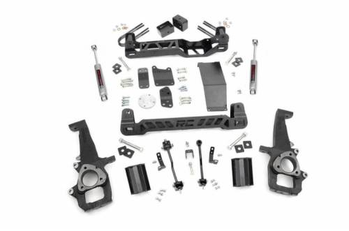 Rough Country - 32730 | 6 Inch Dodge Suspension Lift Kit w/ Strut Spacers, Premium N3 Shocks