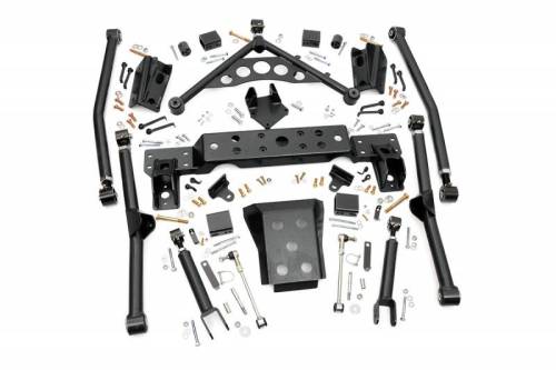Rough Country - 90900U | 4in Jeep Long Arm Upgrade Kit (99-04 Grand Cherokee WJ)