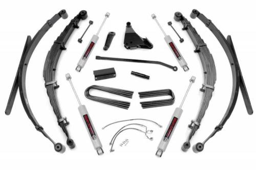 Rough Country - 488.20 | 8 Inch Ford Suspension Lift Kit w/ Premium N3 Shocks