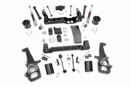 Rough Country - 32930 | 6 Inch Dodge Suspension Lift Kit w/ Strut Spacers, Premium N3 Shocks