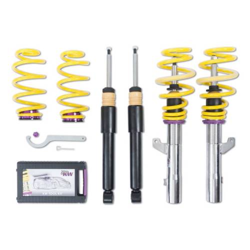 KW Suspension - 10210040 | KW V1 Coilover Kit (Audi A3 (8P) FWD, all engines, without electronic damping control)