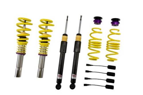 KW Suspension - 10210103 | KW V1 Coilover Kit Bundle (Audi Q5 (8R); all models; all enginesequipped with electronic damping)