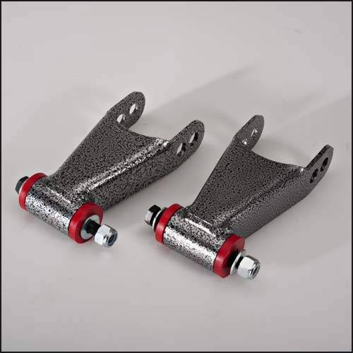 DJM Suspension - SH1012C-2 | DJM Suspension 2 Inch Rear Lowering Shackles (1968-1972 C10 Pickup 2WD with 2.25 Inch Wide Leaf Springs)