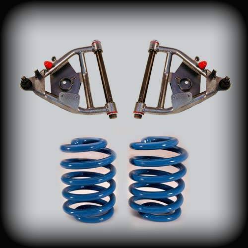 DJM Suspension - DJM2355-34 | DJM Suspension 3 Inch Front / 4 Inch Rear Lowering Kit (1963-1972 C10 Pickup 2WD with Coil Spring Rear and Drum Brakes)
