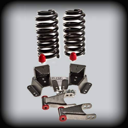 DJM Suspension - DJM1120-34 | DJM Suspension 3 Inch Front / 4 Inch Rear Lowering Kit (1973-1987 C10 Pickup 2WD)