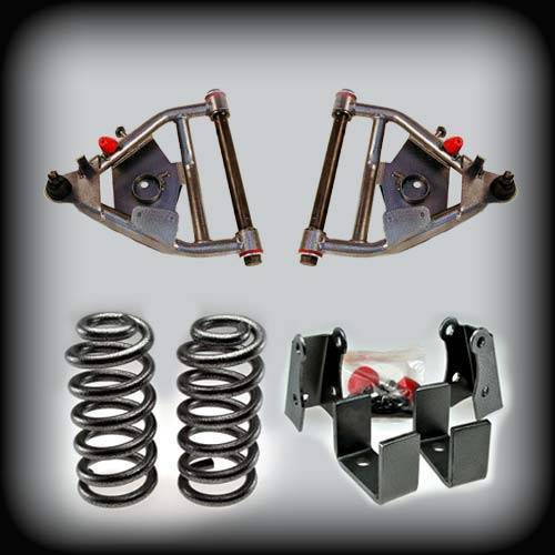 DJM Suspension - DJM2456-55 | DJM Suspension 5 Inch Front / 5 Inch Rear Lowering Kit (1973-1987 C10 Pickup 2WD)