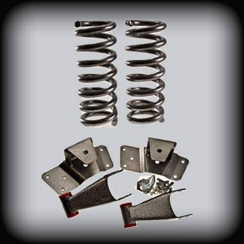 DJM Suspension - DJM2352-24 | DJM Suspension 2 Inch Front / 4 Inch Rear Lowering Kit (1992-1999 C2500, C3500 Pickup 2WD)