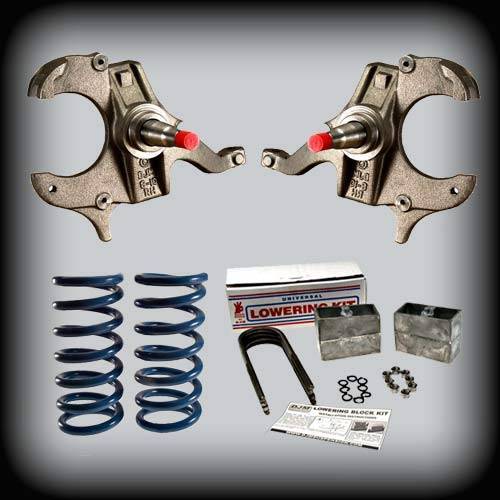 DJM Suspension - DJM2031-34 | DJM Suspension 3 Inch Front / 4 Inch Rear Lowering Kit (1982-2004 S10, S15 Pickup 2WD)