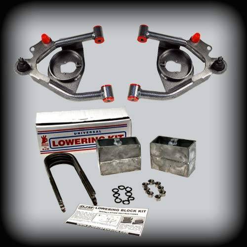 DJM Suspension - DJM2331-34 | DJM Suspension 3 Inch Front  / 4 Inch Rear Lowering Kit (1982-2004 S10, S15 Pickup 2WD)