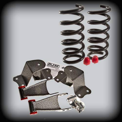 DJM Suspension - DJM2351-34 | DJM Suspension 3 Inch Front / 4 Inch Rear Lowering Kit (1988-1998 C1500 Pickup 2WD)