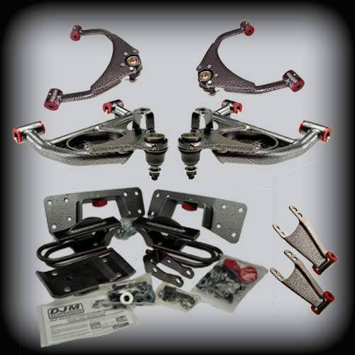 DJM Suspension - DJM2599-57 | DJM Suspension 5 Inch Front / 7 Inch Rear Lowering Kit (1999-2006 Silverado, Sierra 1500 2WD)