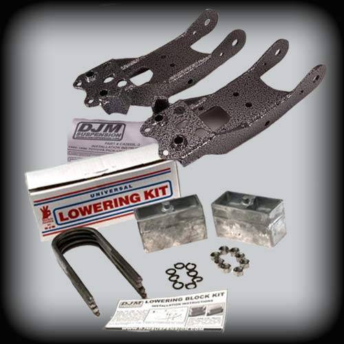 DJM Suspension - DJM2855-33 | DJM Suspension 3 Inch Front / 3 Inch Rear Lowering Kit (1988-1996 Pickup 2WD)